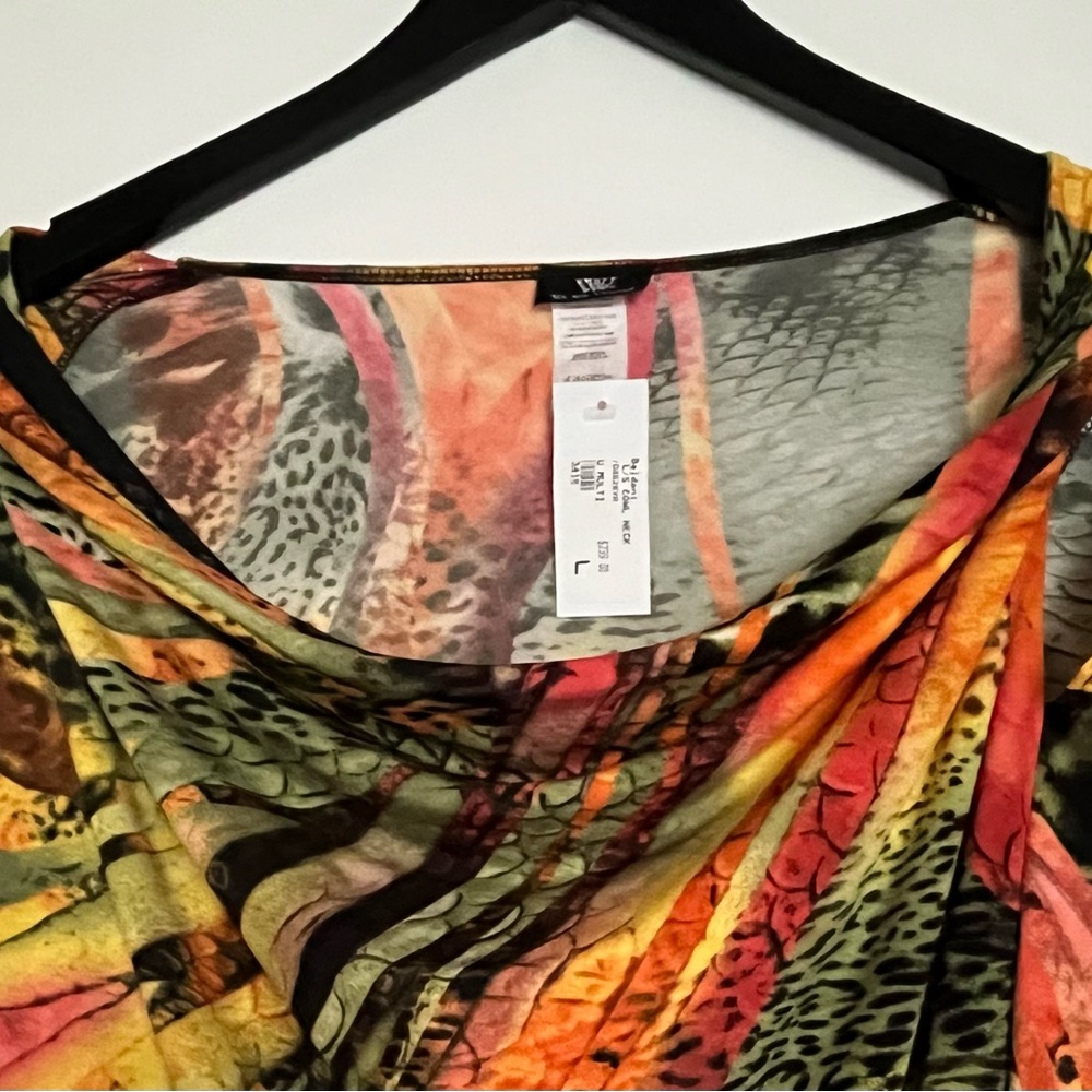 Multicolor Patterned Dress - Picture 4 of 4
